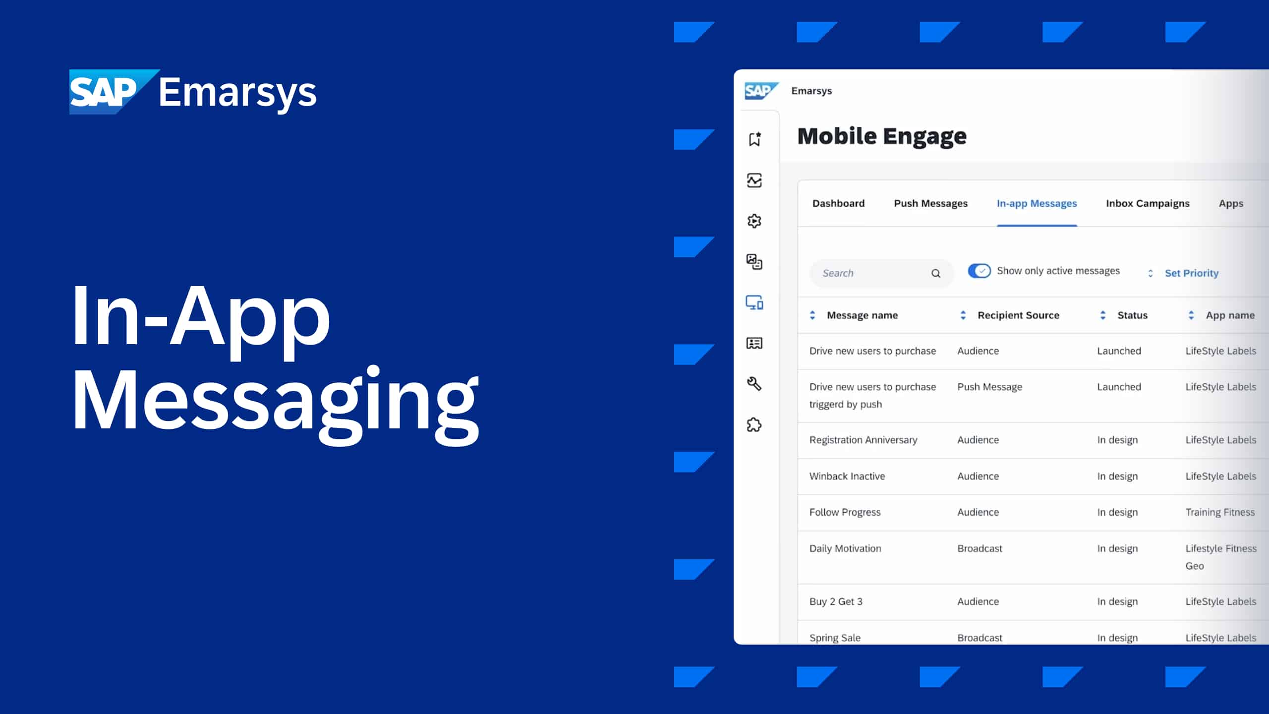 Ema Product Training Mobile Engage  in App Youtube Thumbnail 1280x720px